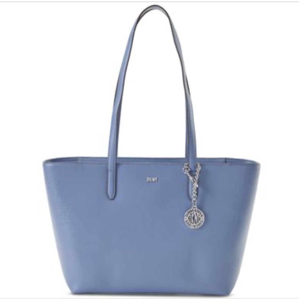 DKNY Sky Blue Tote with Charm